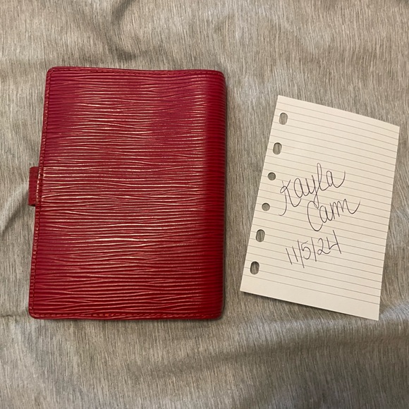 Louis Vuitton Red Epi PM Agenda - Picture 10 of 11